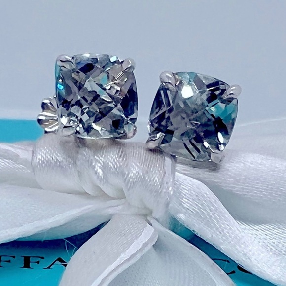 Tiffany & Co. Prasiolite Sparkler Earrings RARE prasiolite earrings - Picture 3 of 4
